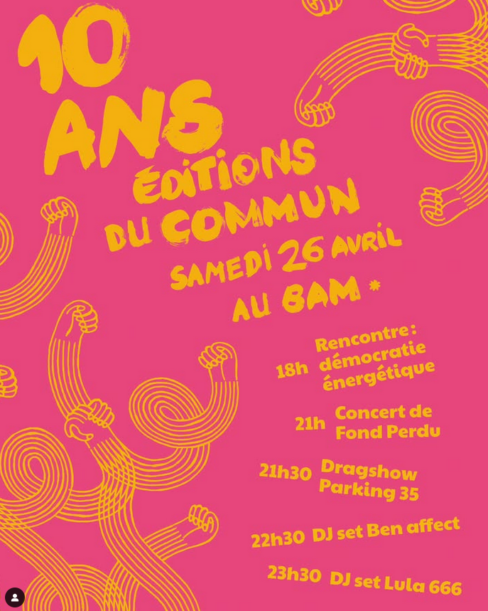 Les 10 ans des Éditions du Commun