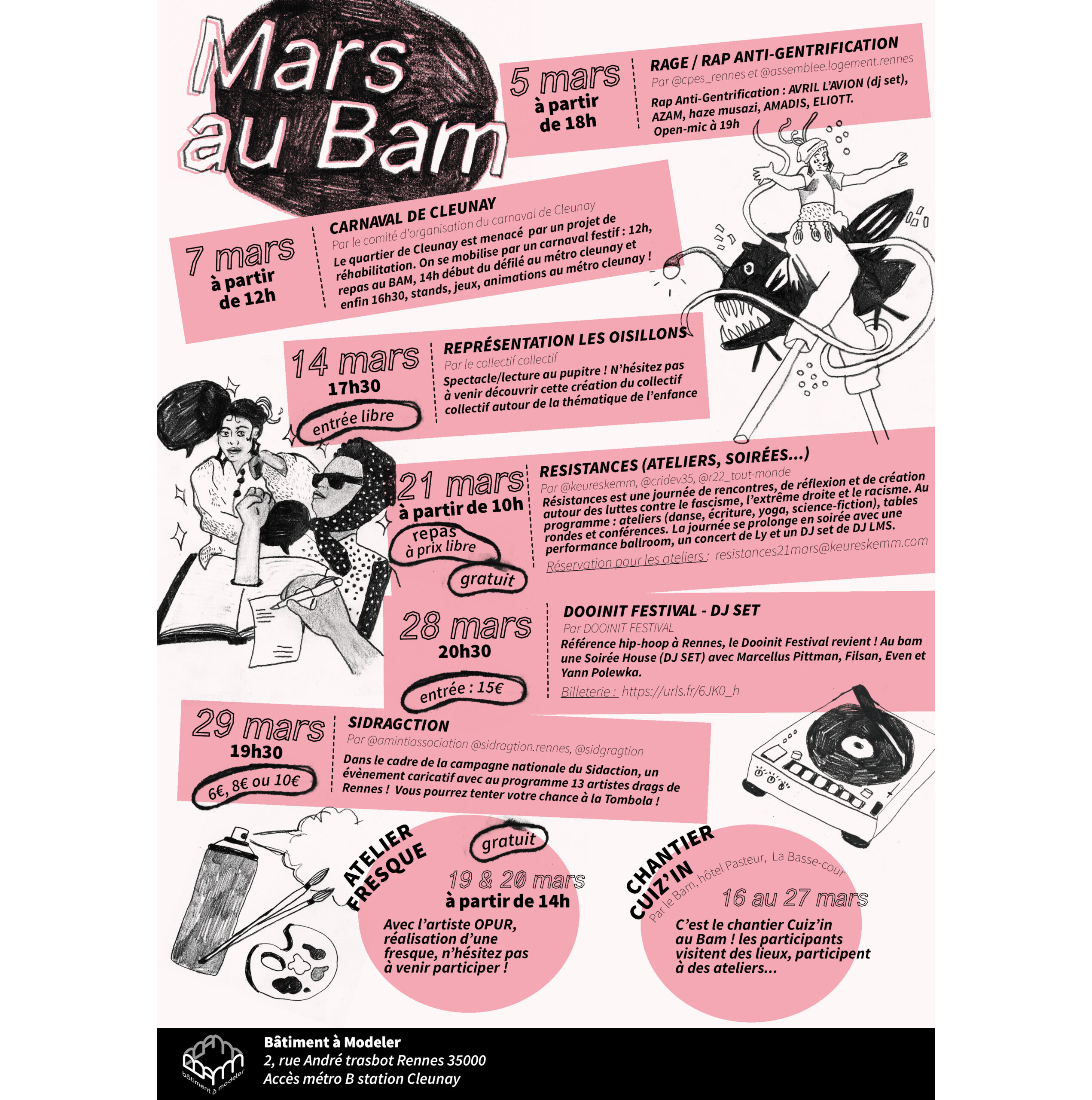 PROGRAMME DE MARS AU BAM